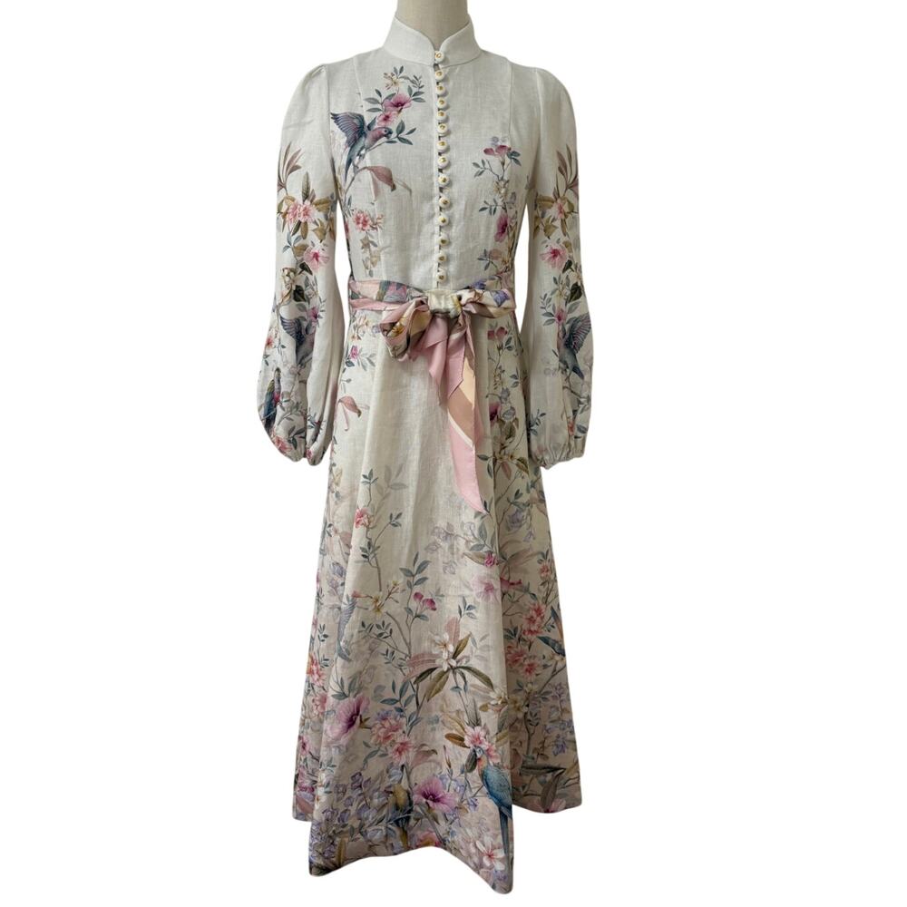 Zimmermann Rebellion Button Midi Dress